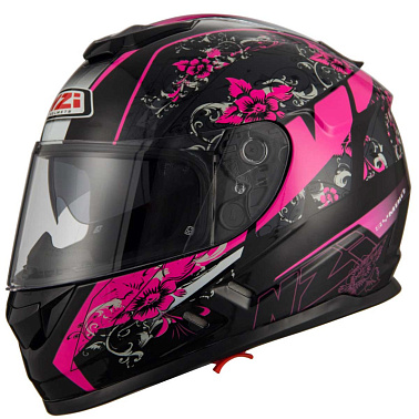 Шлем NZI SYMBIO 2 DUO MEGA HER BLACK PINK