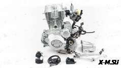 Двигатель 200см3 167FML CG200-B (67x57,5) грм штанга, балансир, 5ск.