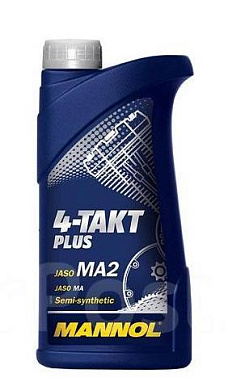 Масло моторное Mannol 4Т син. п/с 10W40 Plus 1л НЕ МАРК