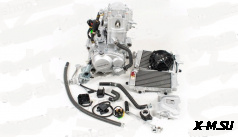 Двигатель 250см3 169MM CB250 (69x65) Zongshen 2 клапана/водянка, полный комплект+радиаторы