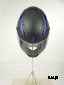 Шлем интеграл HETOSHI FF938 double visor Цв.Черно-синий Матовый р.XL