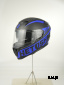 Шлем интеграл HETOSHI FF938 double visor Цв.Черно-синий Матовый р.M