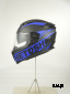 Шлем интеграл HETOSHI FF938 double visor Цв.Черно-синий Матовый р.XXL