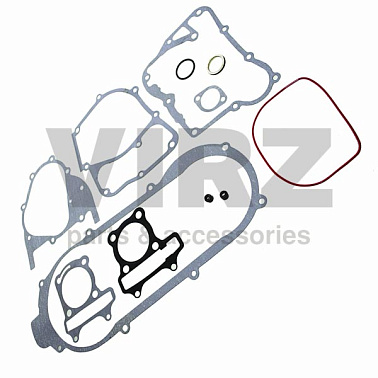 Прокладки двигателя комплект 4Т 152QMI (длинный картер) D52 