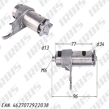 Вал переключения передач (копирный, с вилками) 139FMB, 147FMH, 152FMH (реверс,1+