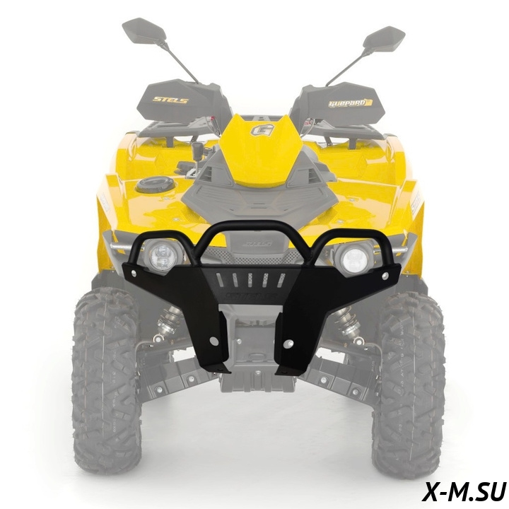 Бампер для квадроцикла Stels, 650-800G с защитой фар (черный) МП 0223