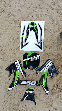 Наклейки EVO набор (зеленые)  63010050GR